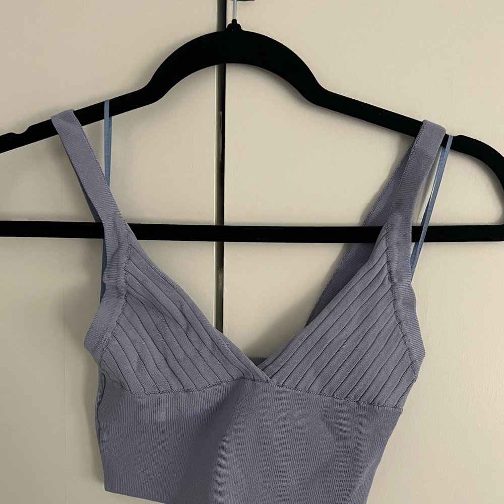 Zara ribbed crop top